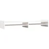 Image de vidaXL - Monitorstandaard - 100x27x15 - cm - massief - grenenhout - wit