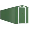 Image de vidaXL - Tuinschuur - 192x938x223 - cm - gegalvaniseerd - staal - groen