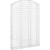 Image de vidaXL - Schanskorf - gewelfd - 150x30x220/240 - cm - gegalvaniseerd - ijzer