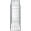 Image de vidaXL - Schanskorf - gewelfd - 200x50x120/140 - cm - gegalvaniseerd - ijzer