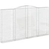 Image de vidaXL - Schanskorf - gewelfd - 400x30x220/240 - cm - gegalvaniseerd - ijzer