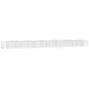 Image de vidaXL - Schanskorf - gewelfd - verhoogd - 600x50x50 - cm - gegalvaniseerd - ijzer