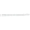 Image de vidaXL - Schanskorf - gewelfd - verhoogd - 800x50x50 - cm - gegalvaniseerd - ijzer