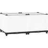 Image de vidaXL - Plantenbak - verhoogd - 80x40x38 - cm - polypropeen