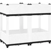 Image de vidaXL - Plantenbak - verhoogd - 80x40x71 - cm - polypropeen
