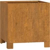 Image de vidaXL - Plantenbak - met - poten - roestig - 30x30x30 - cm - cortenstaal