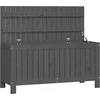 Image de vidaXL - Tuinbox - 115x49x60 - cm - massief - grenenhout - grijs