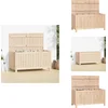 Image de vidaXL - Tuinbox - 121x55x64 - cm - massief - grenenhout
