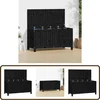 Image de vidaXL - Tuinbox - 121x55x64 - cm - massief - grenenhout - zwart