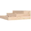 Image de vidaXL - Plantenbak - 78x78x27 - cm - massief - grenenhout
