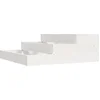 Image de vidaXL - Plantenbak - 78x78x27 - cm - massief - grenenhout - wit
