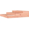Image de vidaXL - Plantenbak - 107x107x27 - cm - massief - douglashout