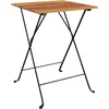 Image de vidaXL - Bistrotafel - inklapbaar - 55x54x71 - cm - massief - teakhout - en - staal