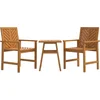 Image de vidaXL - 3-delige - Loungeset - massief - acaciahout