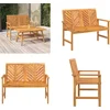 Image de vidaXL - Tuinbank - 109 - cm - massief - acaciahout