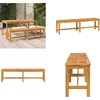 Image de vidaXL - Tuinbank - 150 - cm - massief - acaciahout
