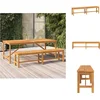 Image de vidaXL - Tuinbank - 180 - cm - massief - acaciahout