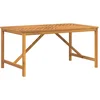 Image de vidaXL - Tuintafel - 150x90x74 - cm - massief - acaciahout