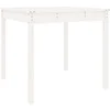 Image de vidaXL - Tuintafel - 82,5x82,5x76 - cm - massief - grenenhout - wit