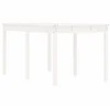 Image de vidaXL - Tuintafel - 159,5x82,5x76 - cm - massief - grenenhout - wit