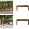 Image de vidaXL - Tuinbank - 109x44x45 - cm - massief - grenenhout - honingbruin