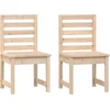 Image de vidaXL - Tuinstoelen - 2 - st - 50x48x91,5 - cm - massief - grenenhout