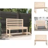 Image de vidaXL - Tuinbank - 109 - cm - massief - grenenhout