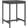 Image de vidaXL - Tuintafel - 82,5x82,5x110 - cm - massief - grenenhout - grijs