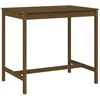 Image de vidaXL - Tuintafel - 121x82,5x110 - cm - massief - grenenhout - honingbruin