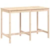 Image de vidaXL - Tuintafel - 159,5x82,5x110 - cm - massief - grenenhout