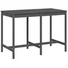 Image de vidaXL - Tuintafel - 159,5x82,5x110 - cm - massief - grenenhout - grijs