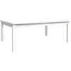 Image de vidaXL - Tuintafel - 121x82,5x45 - cm - massief - grenenhout - wit