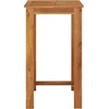 Image de vidaXL - Tuinbartafel - 60x60x105 - cm - massief - acaciahout