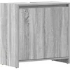 Image de vidaXL - Badkamerkast - 60x33x61 - cm - bewerkt - hout - grijs - sonoma - eikenkleurig