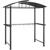 Image de vidaXL - Barbecue-overkapping - 210x114x230 - cm - staal - antracietkleurig