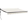 Image de vidaXL - Luifel - automatisch - uitschuifbaar - 3x2,5 - m - crèmekleurig