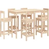 Image de vidaXL - 7-delige - Barset - massief - grenenhout