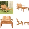 Image de vidaXL - 2-delige - Loungeset - Adirondack - massief - acaciahout