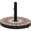 Image de vidaXL - Parasolvoet - vierkant - 12 - kg - zwart - en - wit