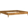 Image de vidaXL - Plantenbak - verhoogd - 100x100x18,5 - cm - cortenstaal