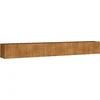 Image de vidaXL - Plantenbak - verhoogd - 360x40x40 - cm - cortenstaal