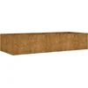 Image de vidaXL - Plantenbak - verhoogd - 200x80x40 - cm - cortenstaal
