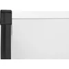 Image de vidaXL - Deurluifel - 239x90 - cm - polycarbonaat - zwart - en - transparant
