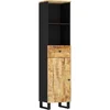 Image de vidaXL - Badkamerkast - 38x33x160 - cm - massief - mangohout