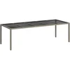 Image de vidaXL - Tuin - Tafel - Grijs - poly - rattan
