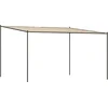 Image de vidaXL - Prieel - 4x4 - m - 180 - g/m² - stof - en - staal - beige