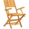 Image de vidaXL - 5-delige - Tuinset - massief - teakhout