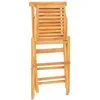 Image de vidaXL - Tuinstoelen - inklapbaar - 6 - st - 47x63x90 - cm - massief - teakhout