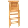 Image de vidaXL - Tuinstoelen - inklapbaar - 8 - st - 47x63x90 - cm - massief - teakhout