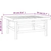 Image de vidaXL - 5-delige - Loungeset - met - kussens - bamboe - lichtgrijs